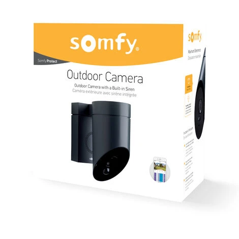 Somfy 2401563 - Outdoor Camera Grise, Caméra De Surveillance Extérieure Wifi | 1080p Full HD | Sirène 110 DB | Branchement Possible Sur Luminaire Existant - Gris 4 Somfy 2401563 - Outdoor Camera Grise, Caméra De Surveillance Extérieure Wifi | 1080p Full HD | Sirène 110 DB | Branchement Possible Sur Luminaire Existant - Gris – Image 2