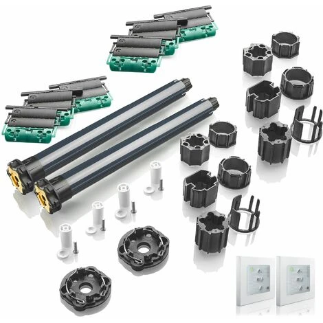 Somfy 1241510 - 2 Kits De Remplacement Avec Moteurs Oximo Io Pour Moteurs Volets Roulants | Radio Io | 6Nm | Fenêtre 2 Somfy 1241510 - 2 Kits De Remplacement Avec Moteurs Oximo Io Pour Moteurs Volets Roulants | Radio Io | 6Nm | Fenêtre