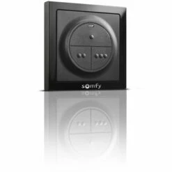 Somfy 1870781 - Commande Murale Radio RTS | Pour Commander 3 Motorisations RTS | Sans Fil | Etanche