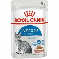 Patee Chat Royal Canin Indoor Sauce 12x85g -ROYAL CANIN Soldes Magasin 30349049 2