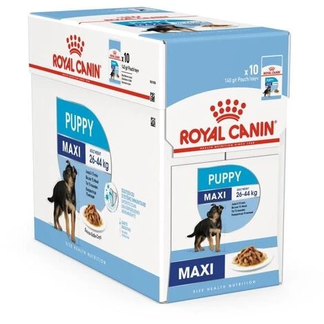 Chiot Royal Canin Maxi - Viande š Salsa - 10 Enveloppes X 140 Gr 3 Chiot Royal Canin Maxi - Viande š Salsa - 10 Enveloppes X 140 Gr